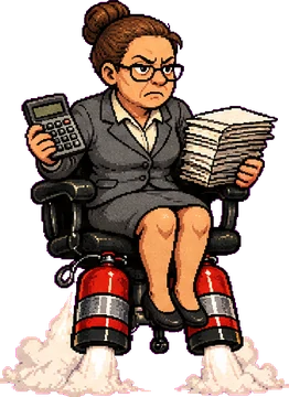 The accountant pilot.