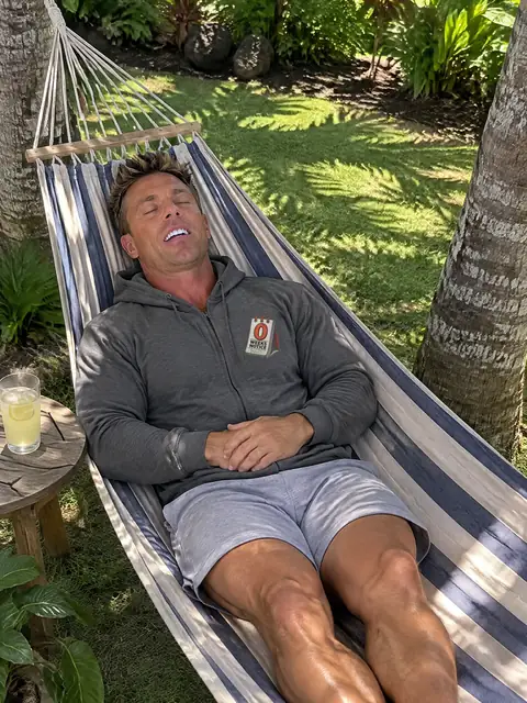 Chad wearing the Zero Weeks Zip Hoodie